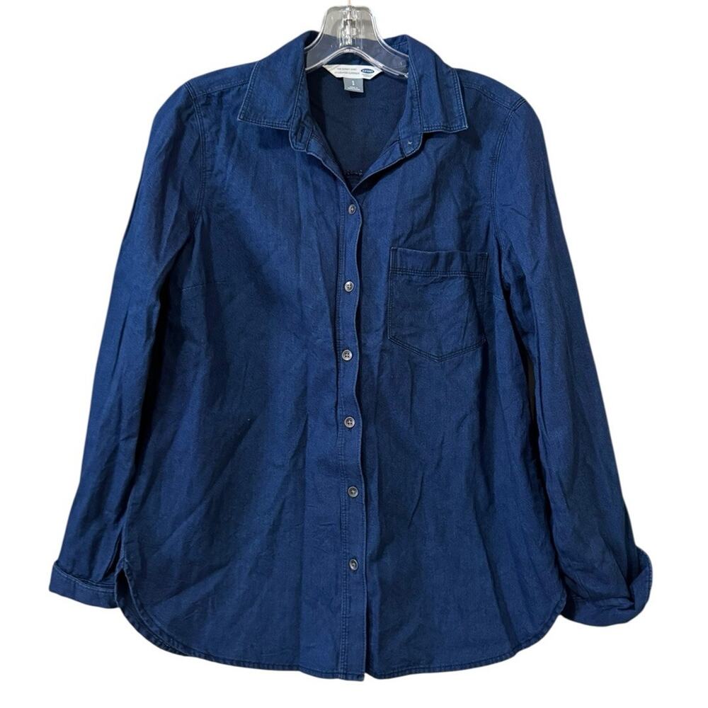 Old Navy Women Size Small The Classic Shirt Button Down Cotton‎ Teacher Casual